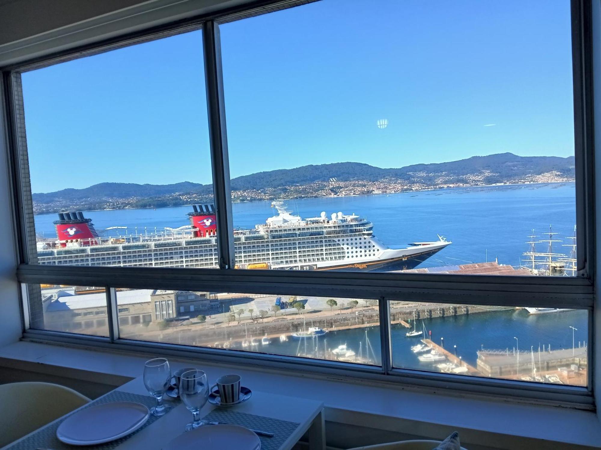 Impresionantes Vistas En El Centro De Appartement Vigo